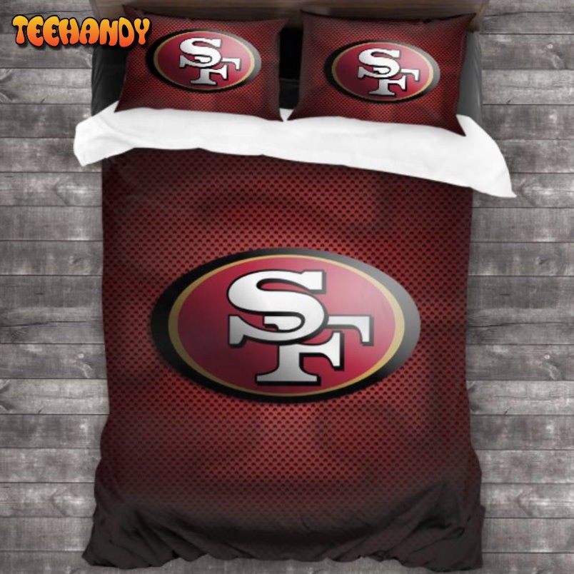 Breathable San Francisco 49ers Logo Duyet Cover Bedding Sets