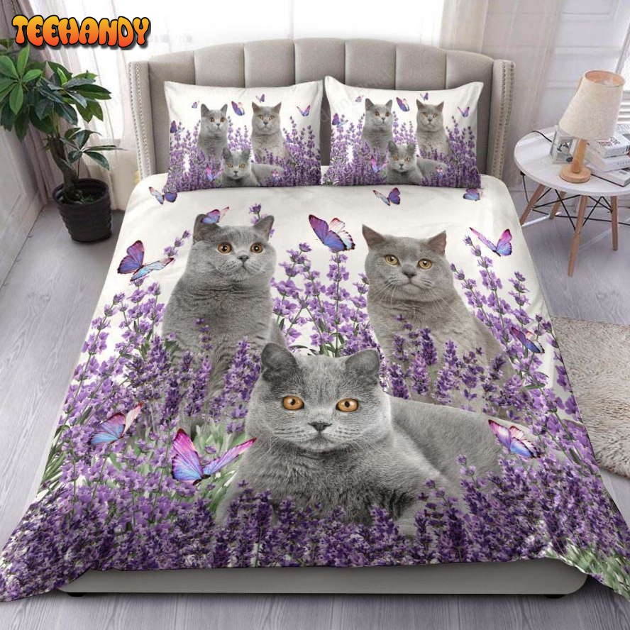 British Shorthair Cat Duyet Cover Bedding Sets