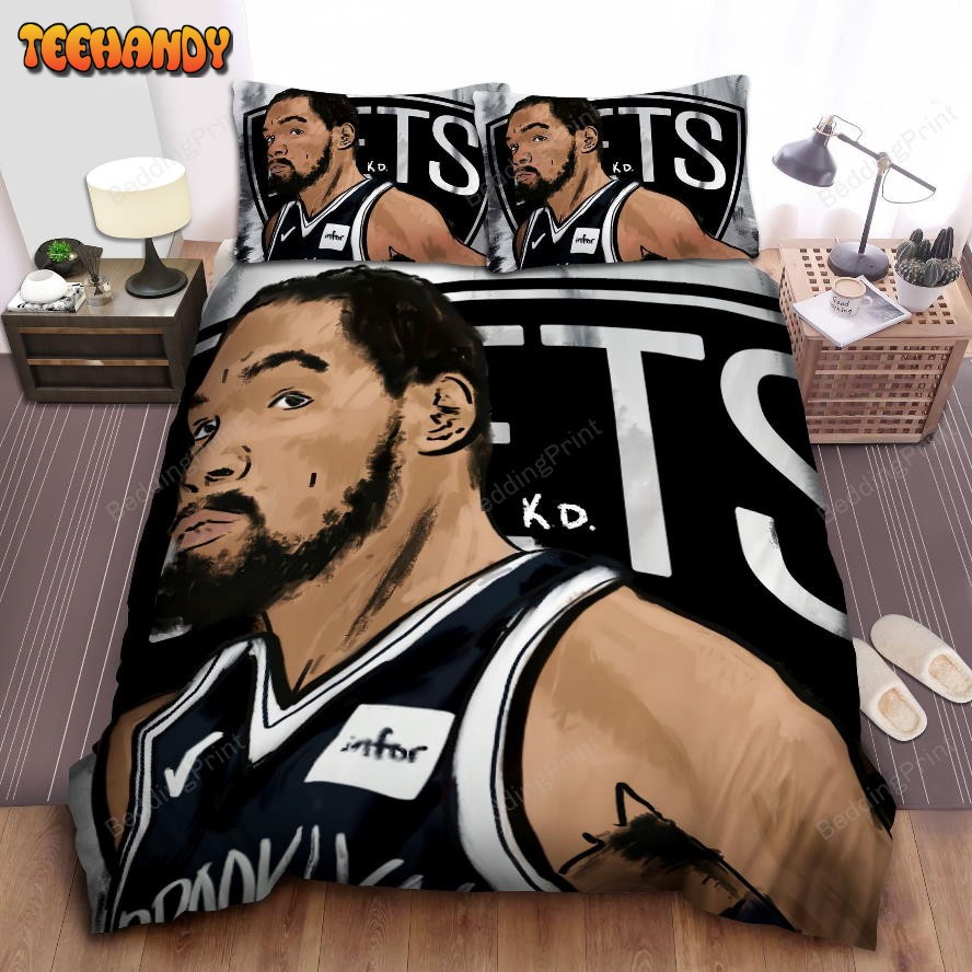 Brooklyn Nets Kevin Durant Painting Duyet Cover Bedding Sets