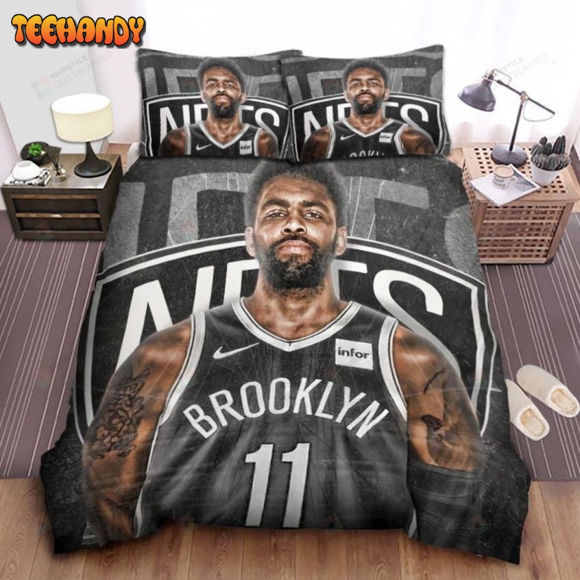 Brooklyn Nets Proud Kyrie Irving Picture Duyet Cover Bedding Sets