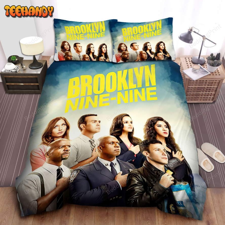 Brooklyn Nine-Nine Characters In Season 5 Poster Duyet Cover Bedding Sets