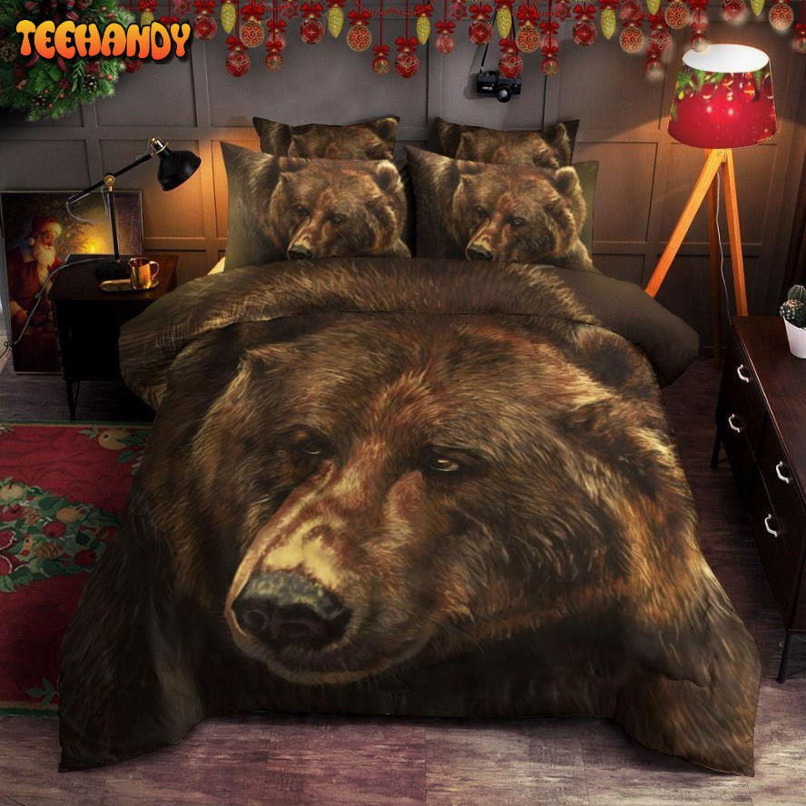 Brown Bear Bed Sheets Spread Duyet Cover Bedding Sets