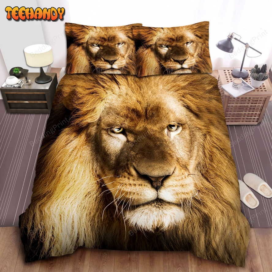 Brown Lion Bed Sheets Duyet Cover Bedding Sets