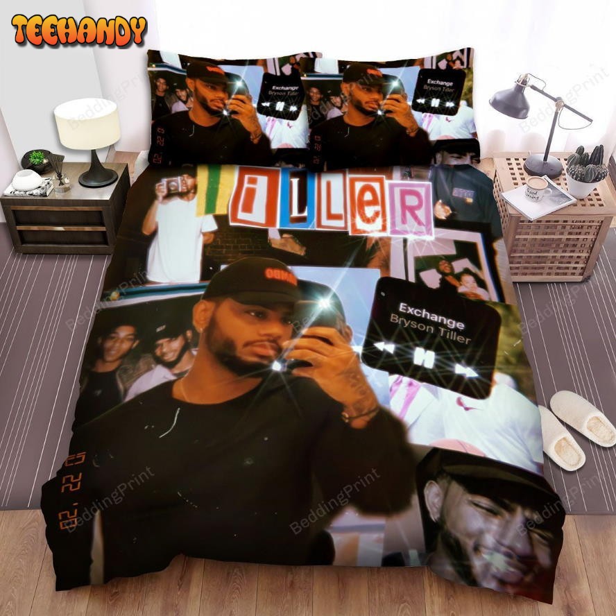 Bryson Tiller Retro Style Wallpaper Duyet Cover Bedding Sets