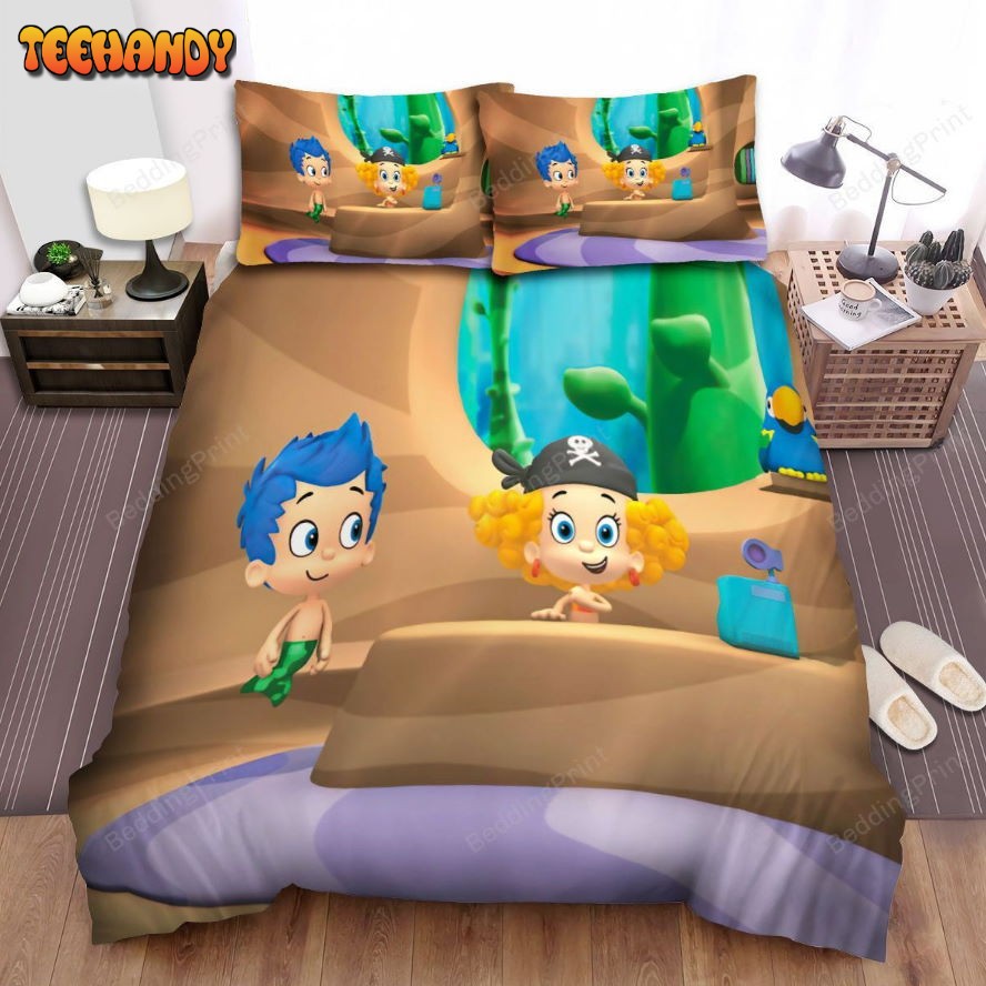 Bubble Guppies Nonny And Deema Duvet Cover Bedding Sets