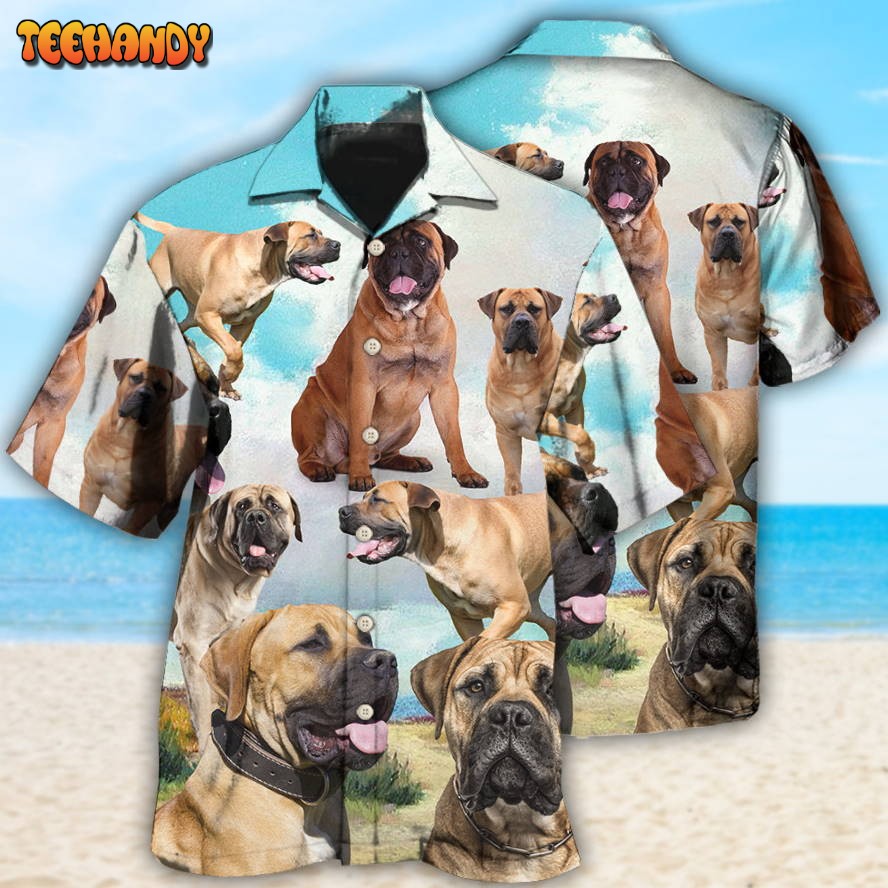 Bullmastiff Dog Beautiful Style Hawaiian Shirt