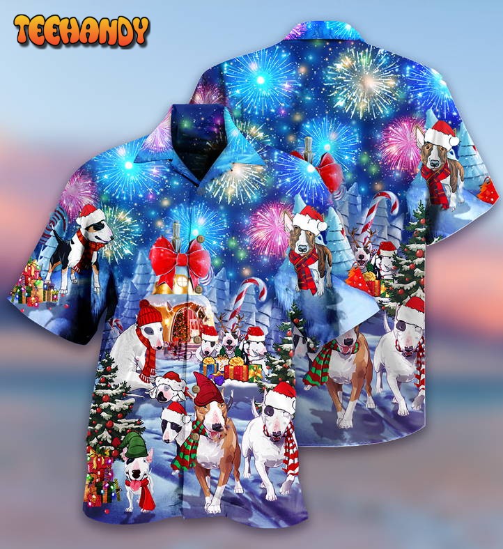 Bully Dog Merry Christmas Hawaiian Shirt