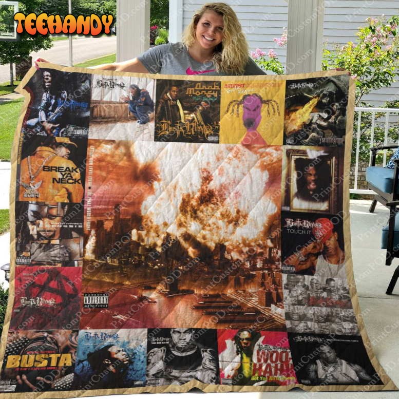 Busta Rhymes Albums 3D Customized Quilt Blanket