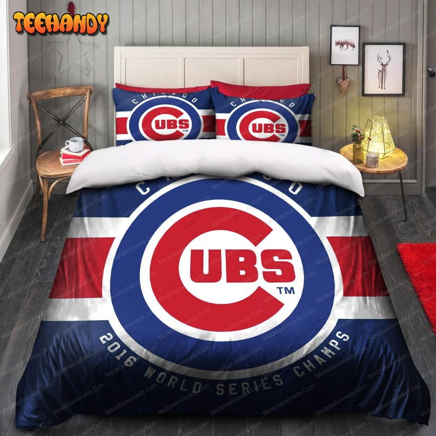 Buy 2016 Worrld Series Champions Chicago Cubs MLB 63 Bedding Sets