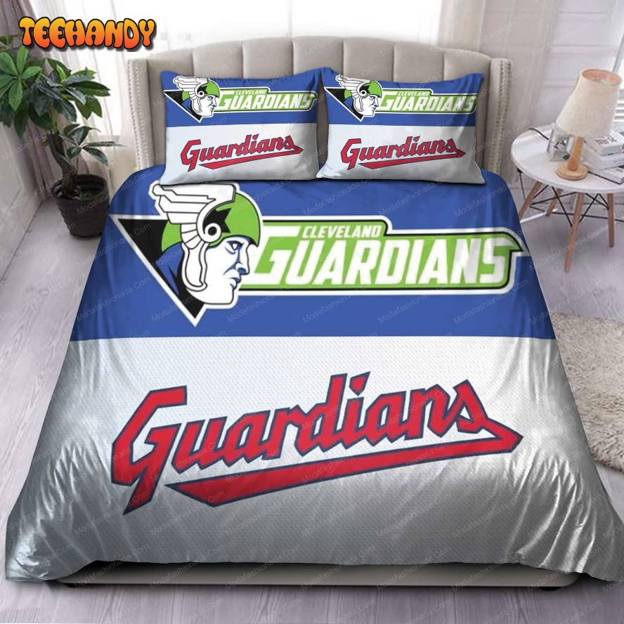 Buy Art Logo Cleveland Guardians MLB 87 Bedding Sets Bed Sets