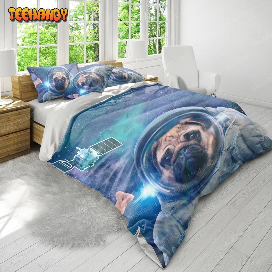 Buy Astronaut Pug Dog Space Cowboy Take Me To The Universe Bedding Sets