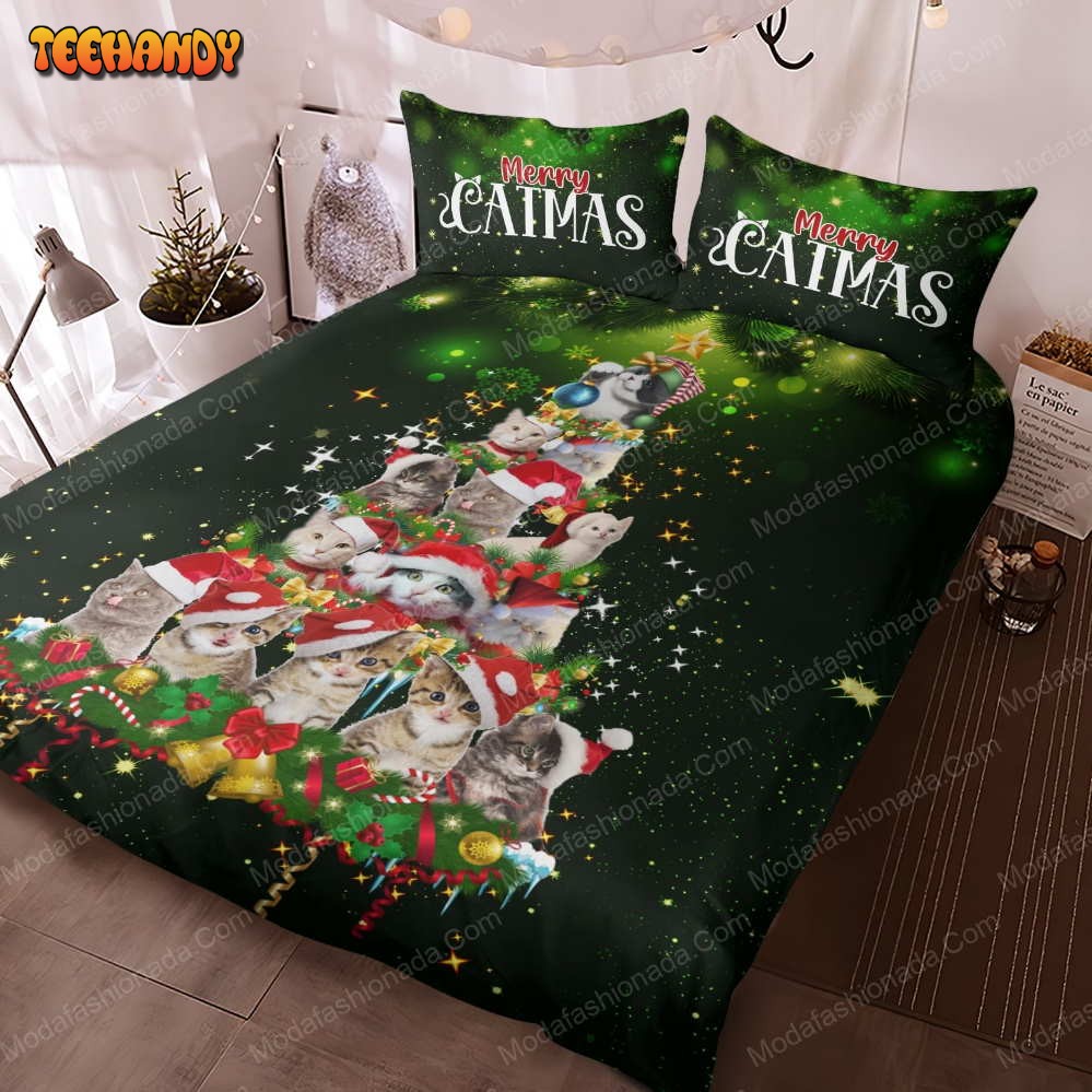 Buy Cat Christmas Tree Bedding Sets