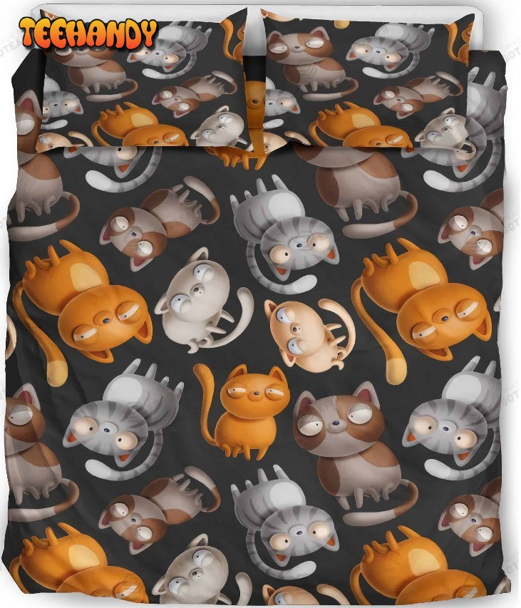 Buy Funny Themed Cat Animal 320 Bedding Set