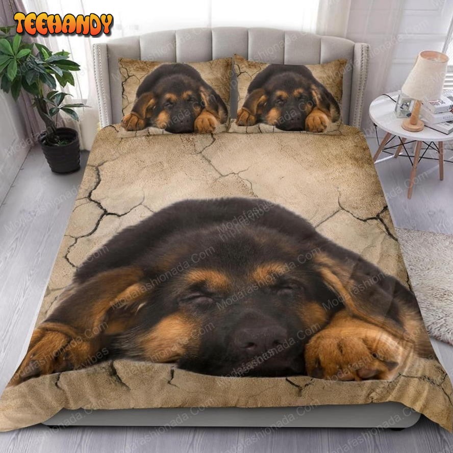 Buy German Shepherd Puppy Sleeping Dog Animal 215 Bedding Set