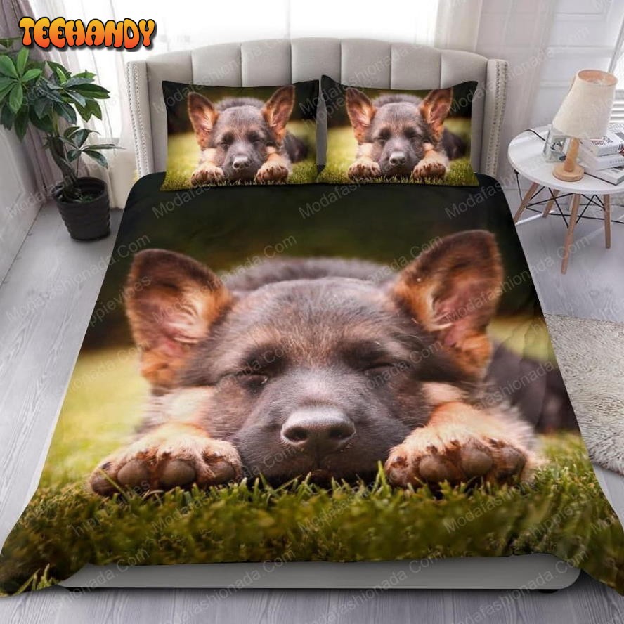 Buy German Shepherd Puppy Sleeping Dog Animal 217 Bedding Set