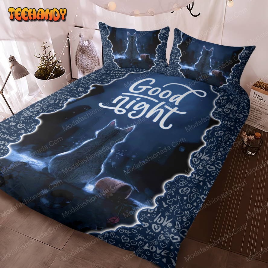 Buy Good Night Cat Bedding Sets Bed Sets, Bedroom Sets