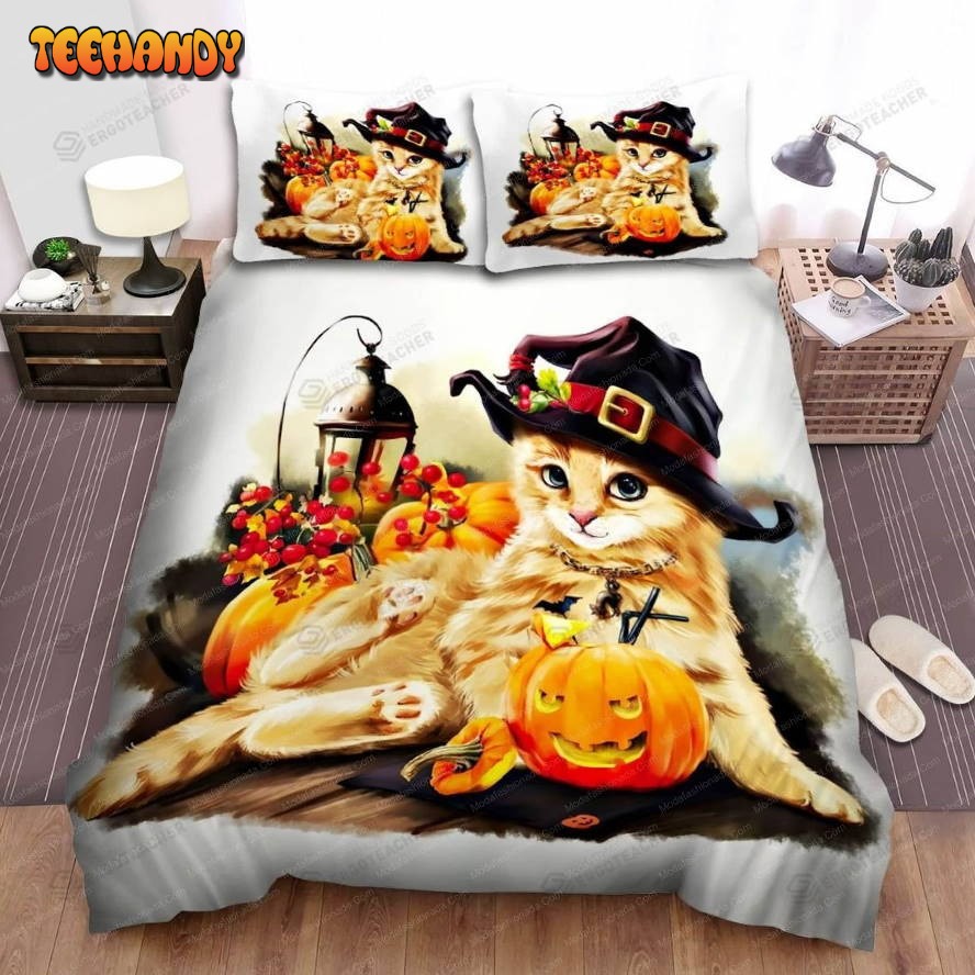 Buy Halloween Cute Vampire Cat Animal 267 Bedding Set Bed Sets