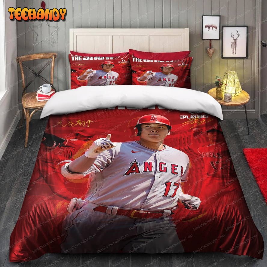 Buy Japanese Shohei Ohtani Los Angeles Angels MLB 22 Bedding Sets