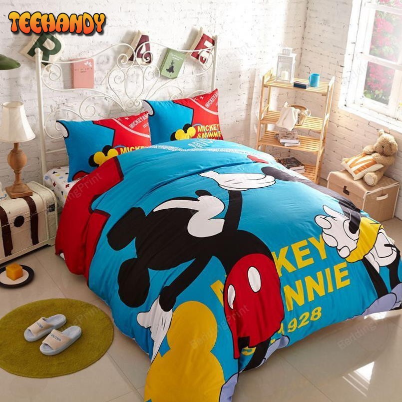 Buy Mickey And Minnie Mouse Duvet Cover Bedding Sets