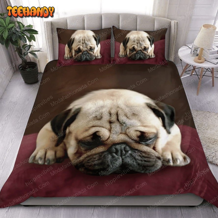 Buy Pug Sleeping Dog Animal 92 Bedding Set