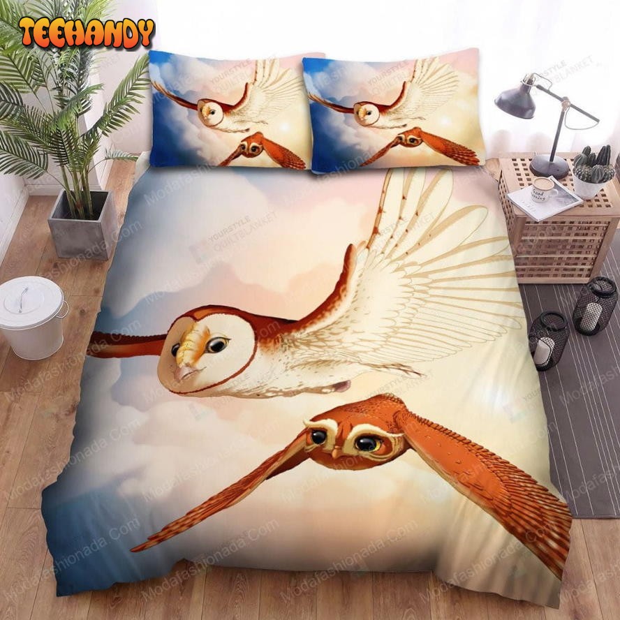 Buy The Wild Animal – The Owl Flying With The Fellow 115 Bedding Sets