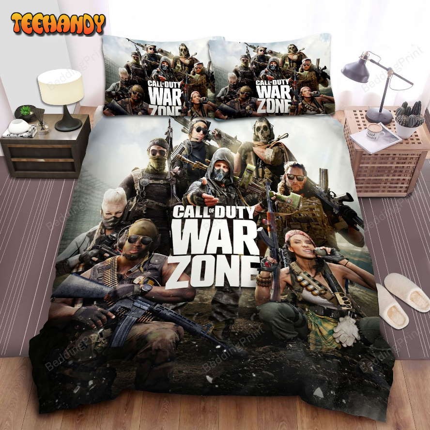 Call Of Duty, Warzone Image Bed Sheets Duvet Cover Bedding Sets