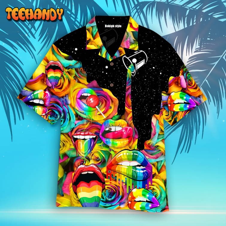 Candy Lips LGBT Hawaiian Shirt