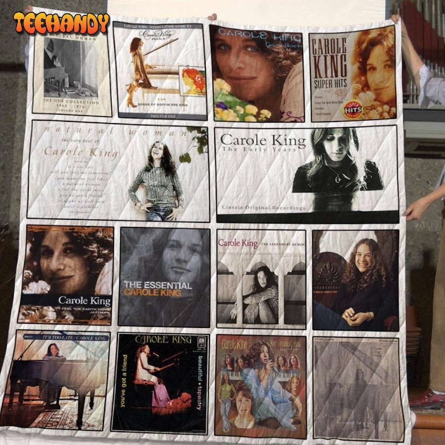 Carole King Albums Quilt Blanket