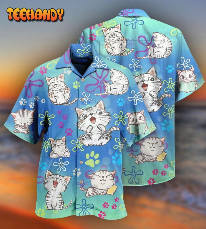 Cat All I Need Is Love And A Lovely Cat Hawaiian Shirt