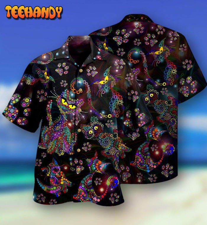 Cat Colorful Amazing Hawaiian Shirt