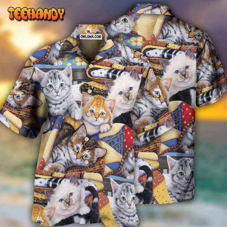 Cat Kitten Is So Cute Hawaiian Shirt