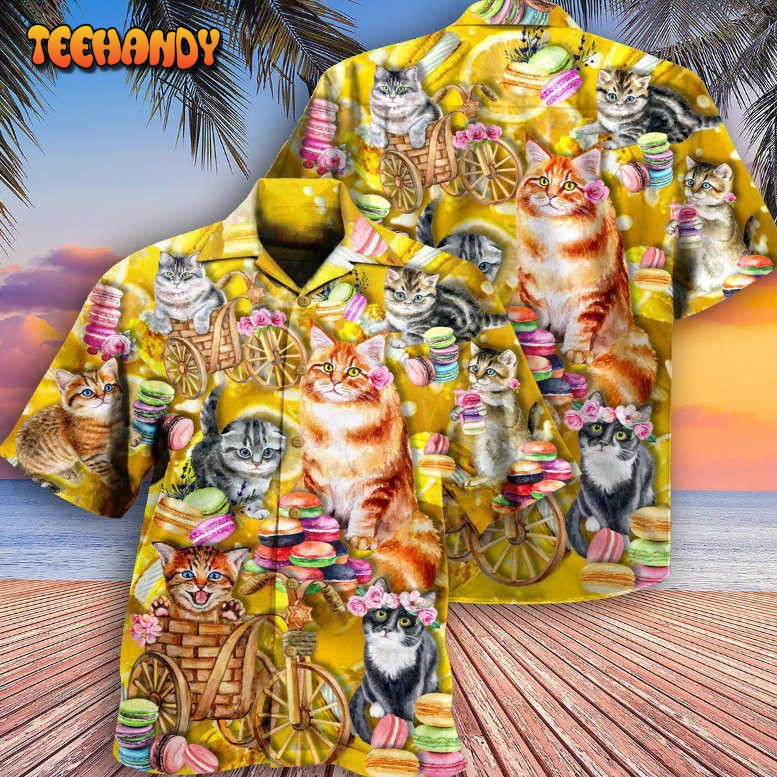 Cat Life Is Better With Cats And Maracon Hawaiian Shirt