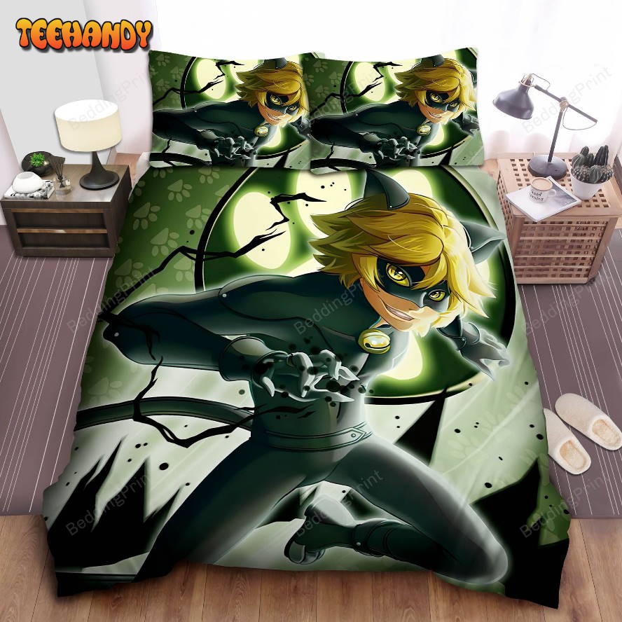 Cat Noir And His Superpower Duvet Cover Bedding Sets