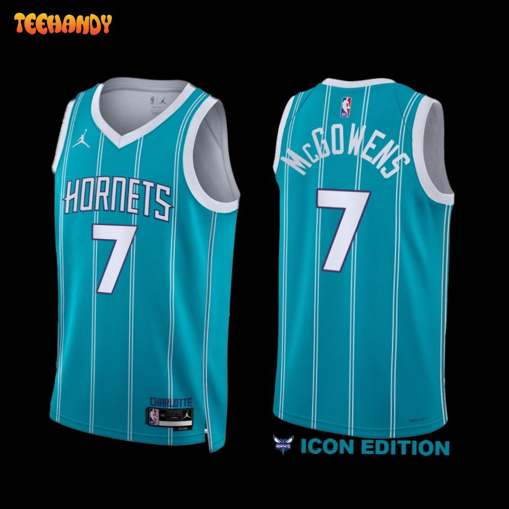 Charlotte Hornets Bryce McGowens 2022-23 Icon Edition Jersey Teal