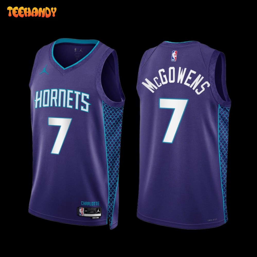 Charlotte Hornets Bryce McGowens 2022-23 Purple Statement Edition Jersey