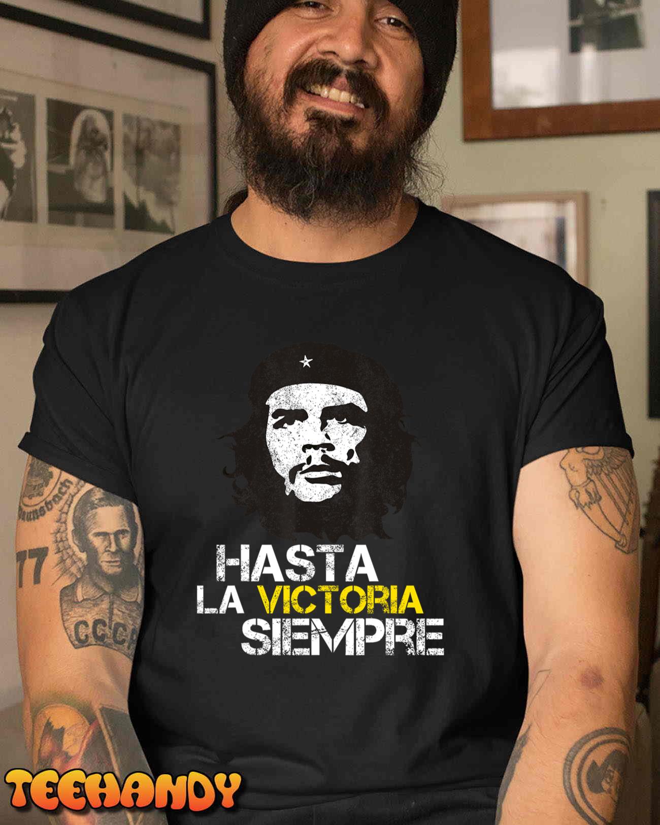 Shirts, Vintage Che Guevara Hasta La Victoria Siempre Black Tshirt Size  2xl