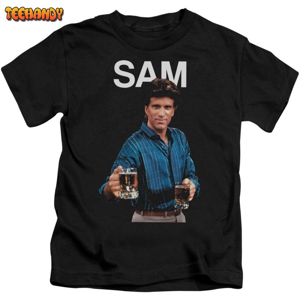 Cheers Sam Malone Kid’s Black Shirts