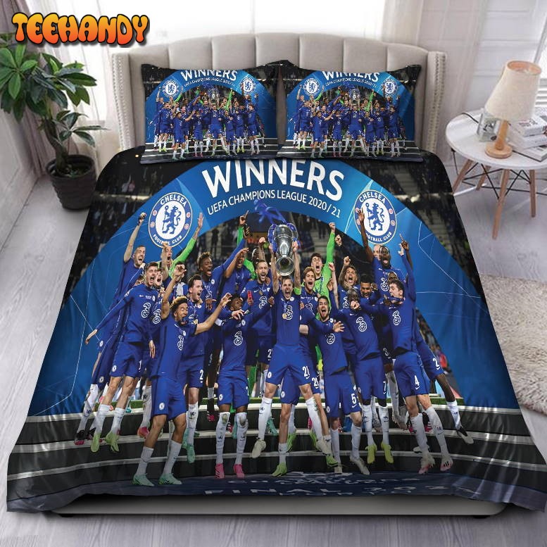 Chelsea Winners UEFA Champions League 2021 Bedding Sets