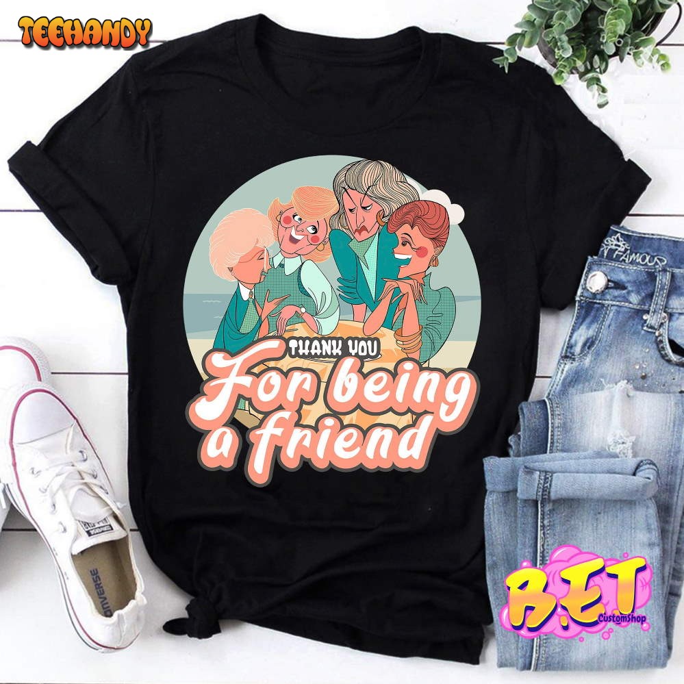 Chibi Thank You For Being A Friend The Golden Girls T-Shirt