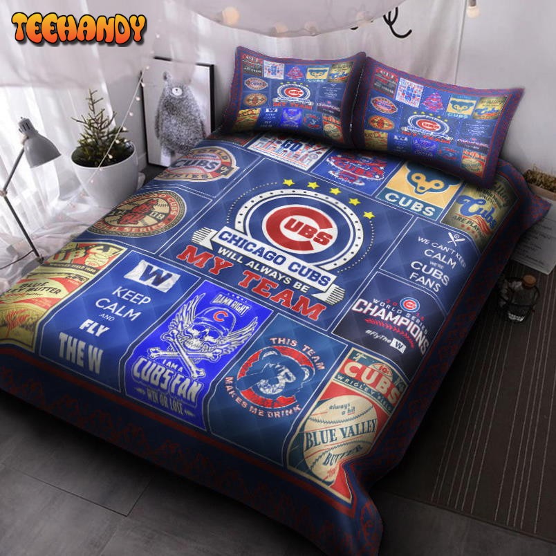 Chicago Cubs Bedding Set V4