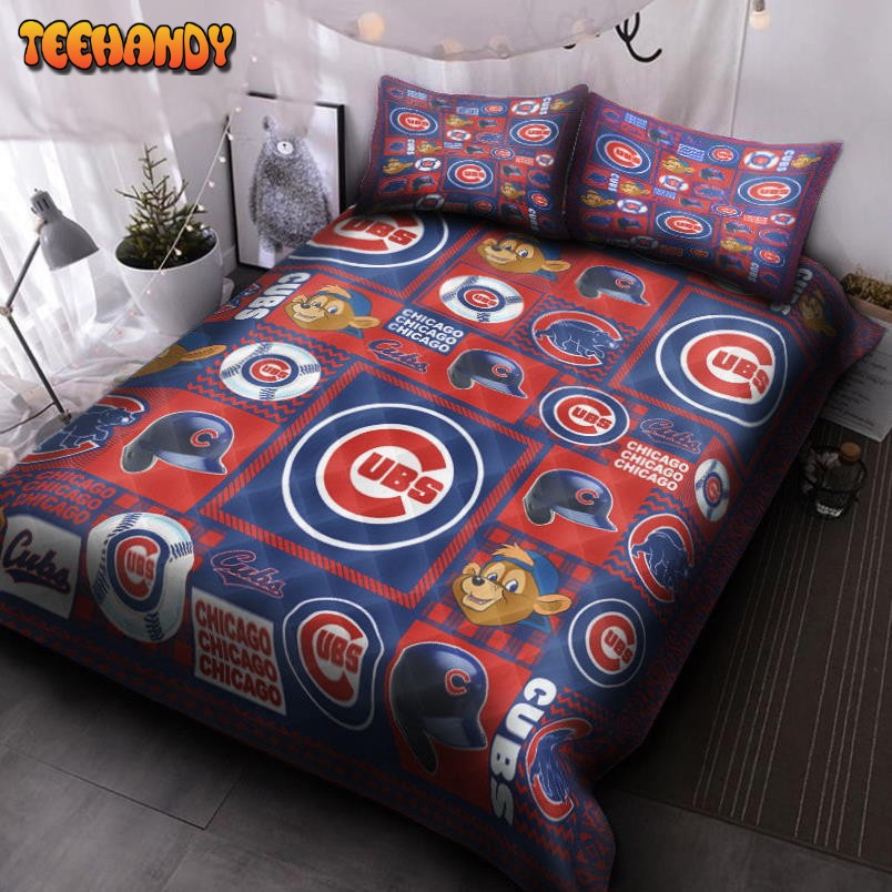 Chicago Cubs V1 Bedding Set