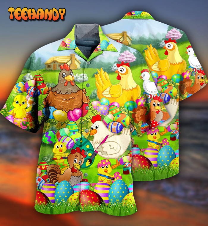 Chicken Easter Eggs So Cute Hawaiian Shirt