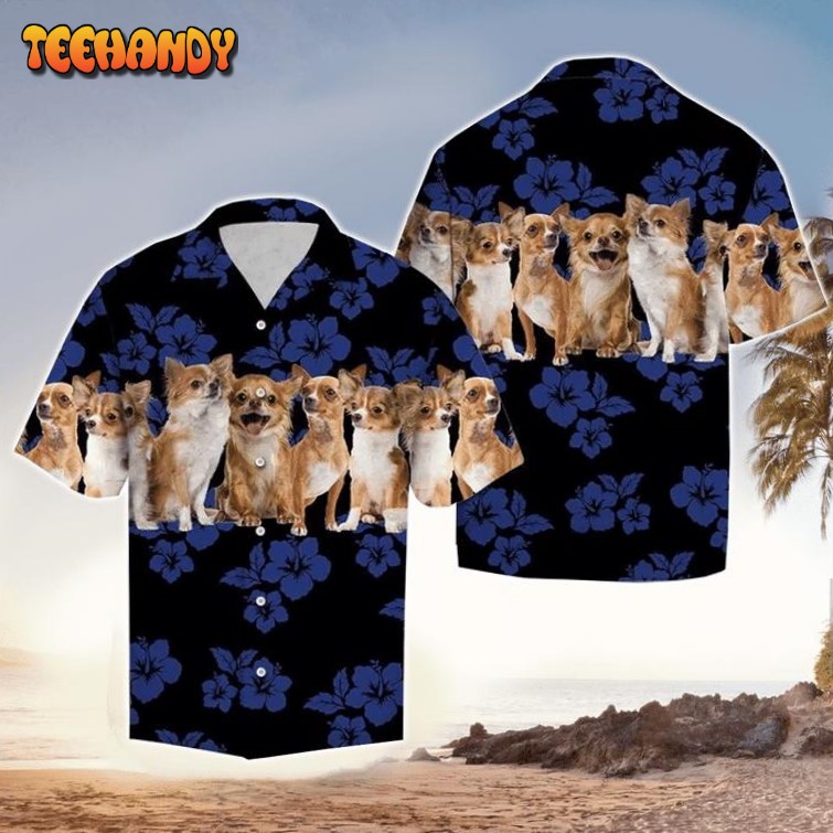 Chihuahua Dog Hawaiian Shirt