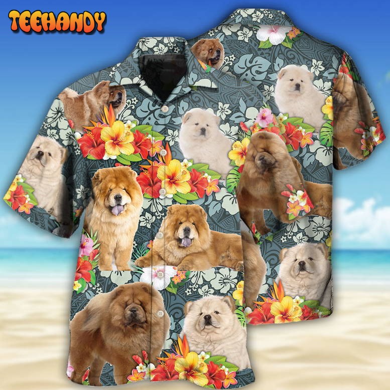 Chow Chow Dog Lovely Tropical Hawaiian Shirt