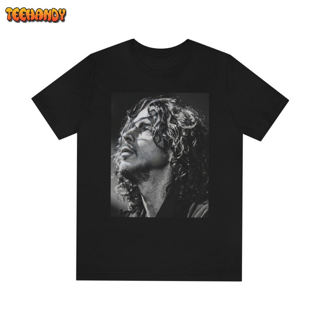 Chris Cornell Retro Vintage T-Shirt Style, Bootleg 90s Inspired Graphic T-Shirt