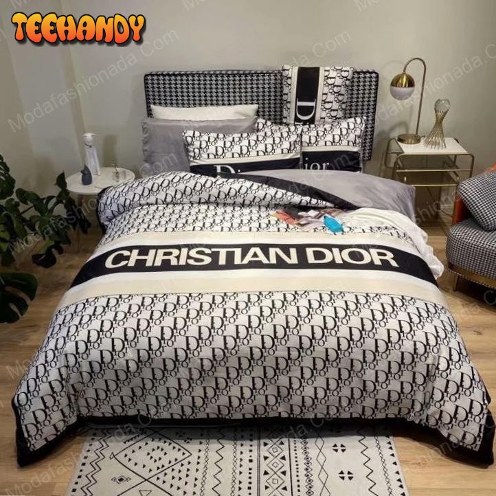 Christian Dior Logo Brands 9 Bedding Set