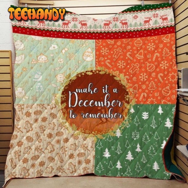 Christmas 3D Customized Quilt Blanket