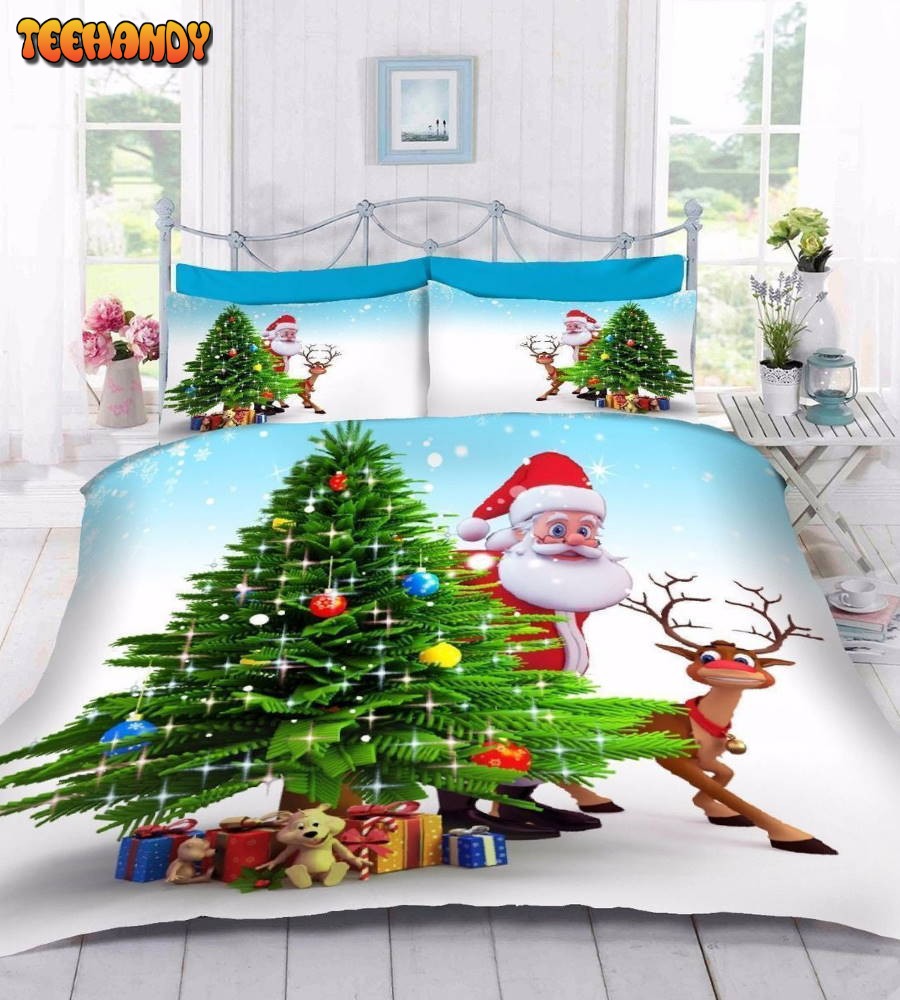 Christmas Bed Sheets Duvet Cover Bedding Sets