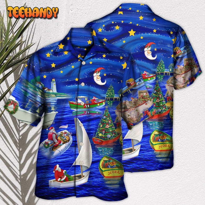 Christmas Coming On The Boat Hawaiian Shirt