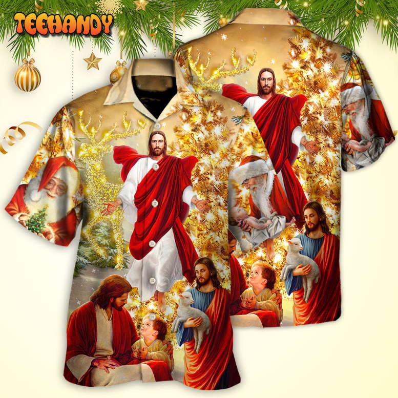 Christmas Jesus Is The Magic Of Christmas Hawaiian Shirt